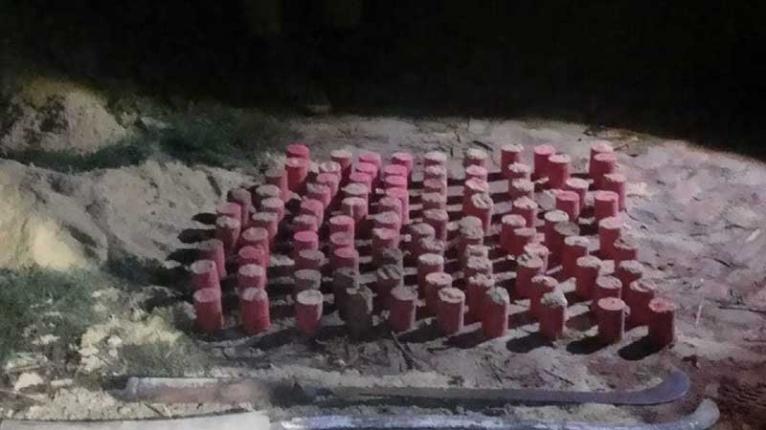 শরীয়তপুর যৌথ বাহিনীর অভিযানে ৯৫ ককটেল উদ্ধার, আটক ৩