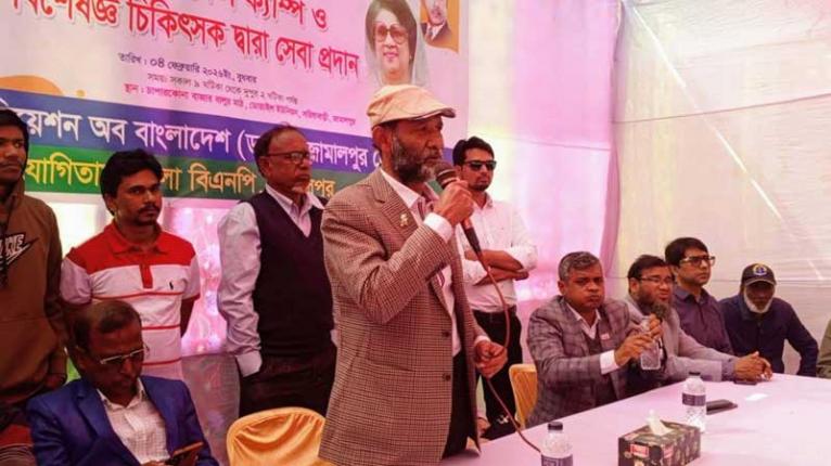 শামীম তালুকদারের হাত ধরে সরিষাবাড়ীতে ড্যাব-এর স্বাস্থ্যসেবা