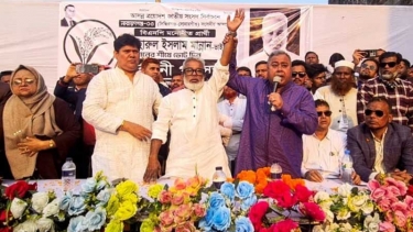 সোনারগাঁয়ে মান্নানের সাথে ধানের শীষের  প্রচারণায় আনিসুল ইসলাম সানি