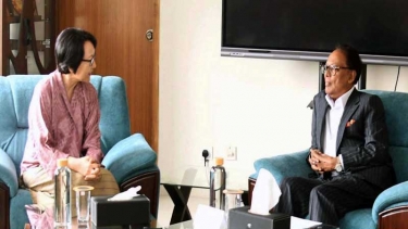 মন্ত্রী ফকির মাহবুব আনাম এর সাথে ভুটানের রাষ্ট্রদূতের সাক্ষাৎ