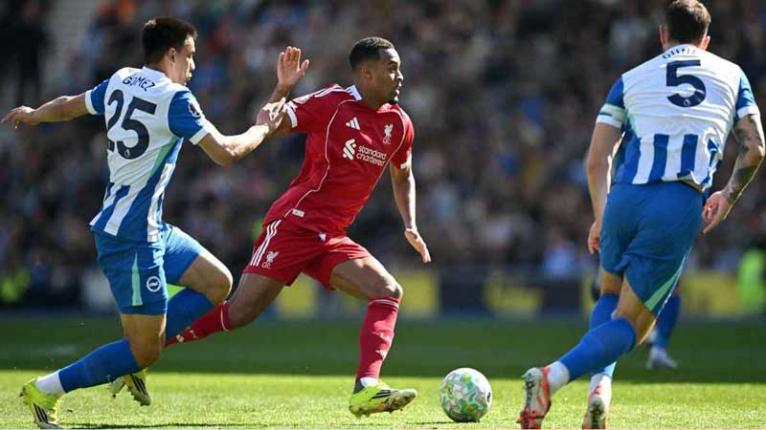 ঘরের মাঠে লিভারপুলকে হারাল ব্রাইটন