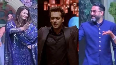 সালমানের গানে নাচলেন ঐশ্বরিয়া, অভিষেক কী করলেন?