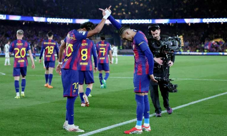 বার্সেলোনার ৭ গোলের ঝড়ে উড়ে গেল নিউক্যাসল