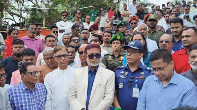 মহাঅষ্টমীর স্নানোৎসব সামনে রেখে লাঙ্গলবন্দে প্রস্তুতি পরিদর্শন