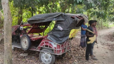 সালথায় নসিমন-ইজিবাইক মুখোমুখি সংঘর্ষে বৃদ্ধ নিহত