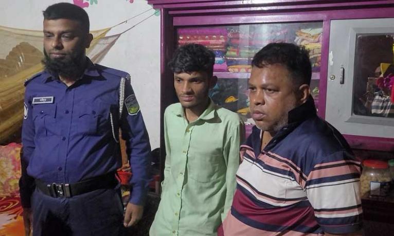 নেশার টাকা যোগাতে শ্বশুরবাড়িতে চুরি, বাবা-ছেলে আটক