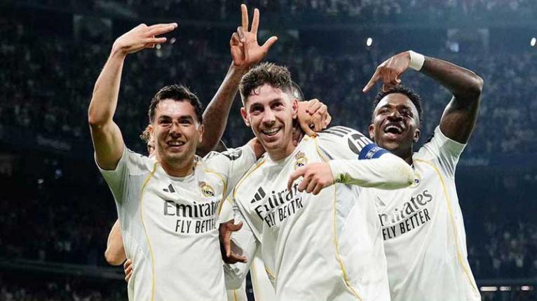 ভালভের্দের হ্যাটট্রিকে সিটিকে হারাল রিয়াল মাদ্রিদ