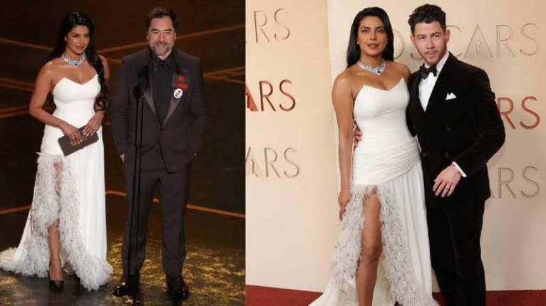 তৃতীয়বার অস্কারের মঞ্চে দ্যুতি ছড়ালেন প্রিয়াঙ্কা