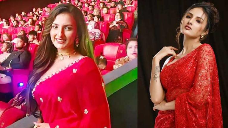 ‘প্রিন্স’ দেখতে এসে কাচ্চি বিরিয়ানির স্বাদ মিস করতে চান না জ্যোতির্ময়ী