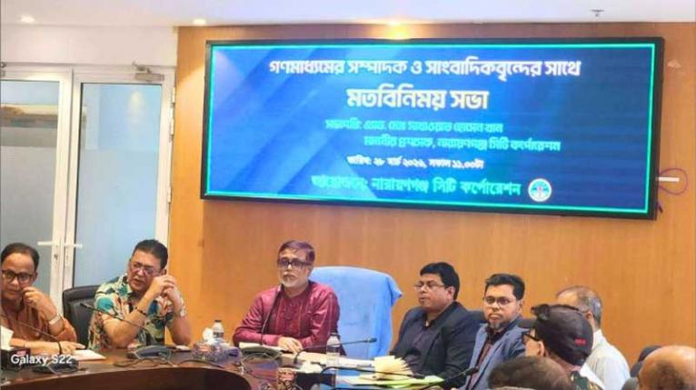 যানজট ও হকার সমস্যার সমাধানে সাংবাদিকদের সহযোগিতা চাইলেন সাখাওয়াত