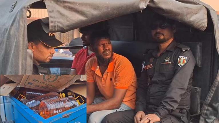 জামালপুরে ইটের নিচে পুঁতে রাখা ১৪৪৪ লিটার টিসিবির তেল জব্দ, আটক ২