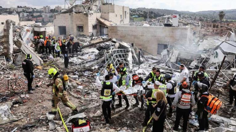 ইসরাইলের দিকে ধেয়ে আসছে ইরানি ক্ষেপণাস্ত্র