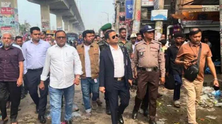 ভুলতা ফ্লাইওভারের নিচে উচ্ছেদ অভিযান, মহাসড়ক দখলমুক্ত