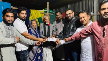 ​শহীদ পরিবারের পাশে তারেক রহমানের পক্ষ থেকে ঈদ উপহার নিয়ে ছাত্রদল নেতা তাওয়াফ