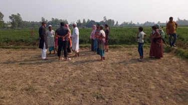 সরিষাবাড়ীতে কৃষি জমি দখল ও প্রাণনাশের হুমকির অভিযোগ