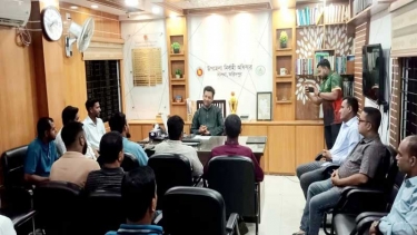 সালথায় নবাগত ইউএনও’র সঙ্গে সাংবাদিকদের মতবিনিময় সভা
