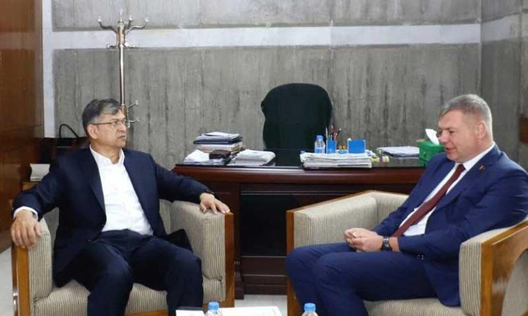 স্বরাষ্ট্রমন্ত্রীর সঙ্গে বেলারুশের রাষ্ট্রদূতের সাক্ষাৎ