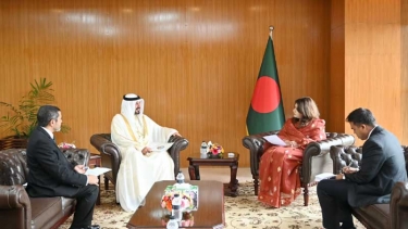 কুয়েতের রাষ্ট্রদূতের সাথে পররাষ্ট্র প্রতিমন্ত্রীর সৌজন্য সাক্ষাৎ