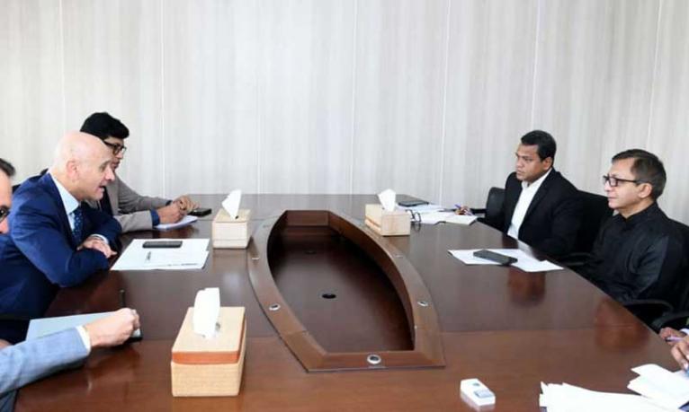 বাণিজ্যমন্ত্রীর সাথে ইতালির রাষ্ট্রদূতের সাক্ষাৎ