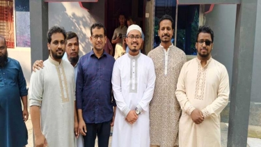 সদরপুরে ডাকসু নেতা জসিমের বৌভাতে ডাকসু ভিপি সাদিক কায়েম