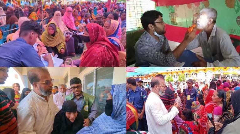 প্রতিমন্ত্রী শেখ ফরিদুলের উদ্যোগে চোখে আলো পাচ্ছেন ১০ সহস্রাধিক মানুষ