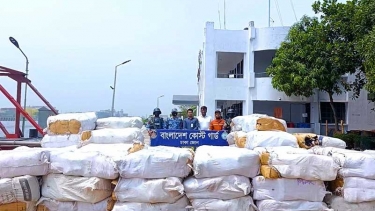 নারায়ণগঞ্জে ৮৮ লাখ টাকার নিষিদ্ধ পলিথিন জব্দ