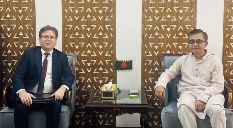 বাণিজ্যমন্ত্রীর সাথে তুরস্কের রাষ্ট্রদূত এর বৈঠক