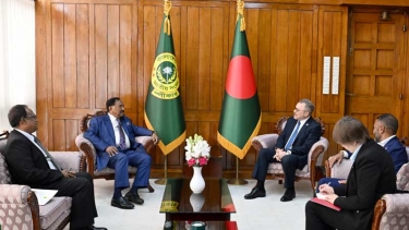 স্পীকারের সাথে ঢাকায় নিযুক্ত রাশিয়ার রাষ্ট্রদূত এর সৌজন্য সাক্ষাৎ