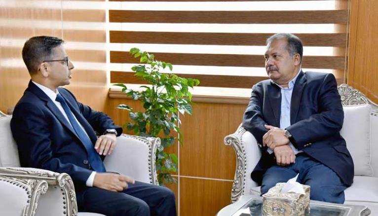 তথ্যমন্ত্রীর সঙ্গে ভারতীয় হাইকমিশনারের সাক্ষাৎ