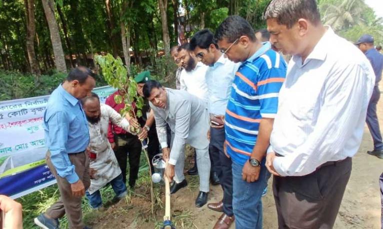 ঝিনাইদহে বৃক্ষরোপণ কর্মসূচির উদ্বোধন করলেন জেলা প্রশাসক