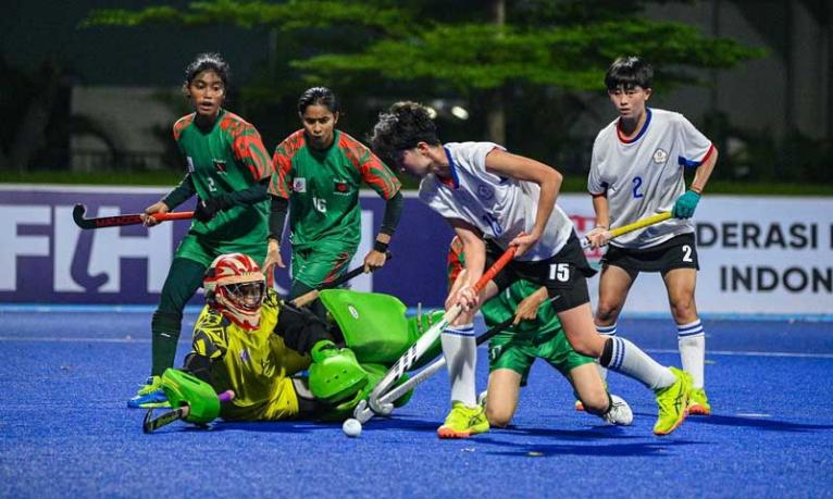 রোমাঞ্চকর লড়াইয়ে চায়নিজ তাইপেকে রুখে দিল বাংলাদেশ