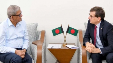 স্থানীয় সরকার মন্ত্রীর সঙ্গে ফ্রান্সের রাষ্ট্রদূতের সাক্ষাৎ