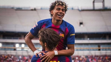 শততম ম্যাচে গোল করে, করিয়ে বার্সাকে জেতালেন ইয়ামাল