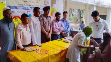 সদরপুরে হাম-রুবেলা প্রতিরোধ টিকাদান কর্মসূচির আনুষ্ঠানিক উদ্বোধন