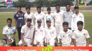 প্রাইম ব্যাংক জাতীয় স্কুল ক্রিকেট টুর্নামেন্টে ফরিদপুর উচ্চ বিদ্যালয়ের বড় জয়