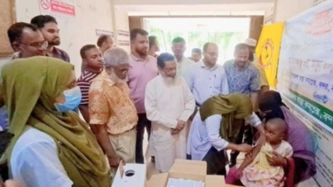 বন্দরে হাম-রুবেলা টিকাদান ক্যাম্পেইন উদ্বোধন করলেন আবুল কালাম