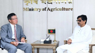 কৃষিমন্ত্রীর সঙ্গে জাপানের রাষ্ট্রদূতের সৌজন্য সাক্ষাৎ