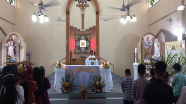 বান্দরবানে নানা আয়োজনে ইস্টার সানডে উদযাপন