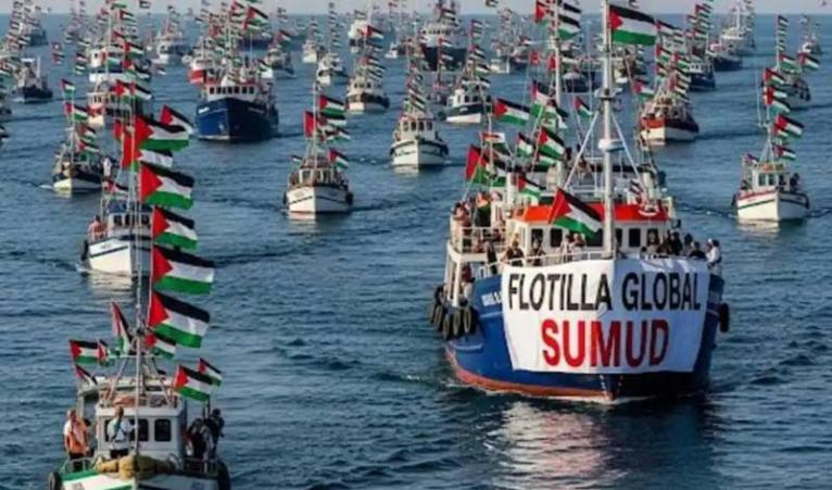 গাজাগামী বহরের ২০টি নৌযান থেকে ১৭৫ কর্মী আটক : ইসরাইল