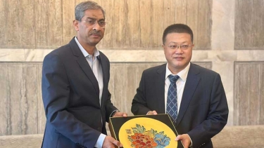 পানিসম্পদ মন্ত্রীর সঙ্গে চীনের রাষ্টদূতের সাক্ষাৎ