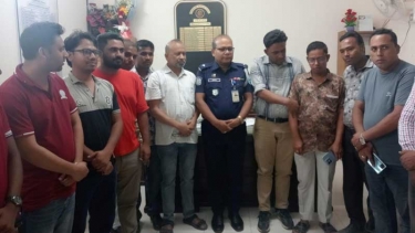 মধুখালীতে নবাগত ওসির সাথে প্রেসক্লাবের সাংবাদিকদের মতবিনিময়