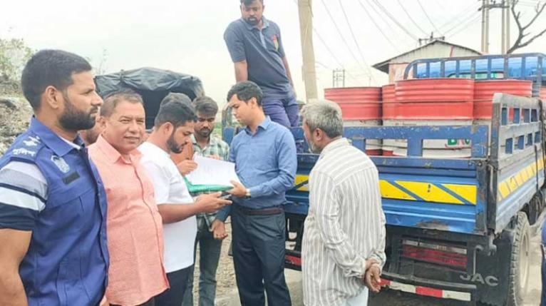 সোনারগাঁয়ে ২৬শ’ লিটার ডিজেল জব্দ, জরিমানা