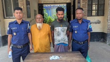 সালথায় গাঁজাসহ ৩ মাদক ব্যবসায়ী গ্রেফতার