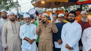 গণভোট: সিদ্ধিরগঞ্জে জামায়াতের লিফলেট বিতরণ ও পথসভা