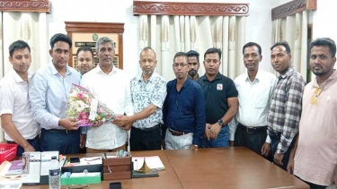 মধুখালী প্রেসক্লাবের সাংবাদিকদের সাথে জেলা পরিষদের প্রশাসকের মতবিনিময়