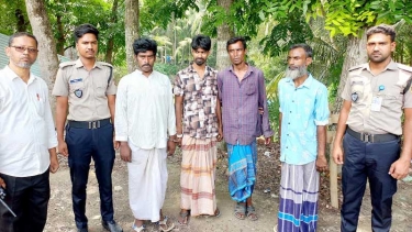 সালথায় মাদক সেবনের দায়ে চার যুবকের কারাদণ্ড