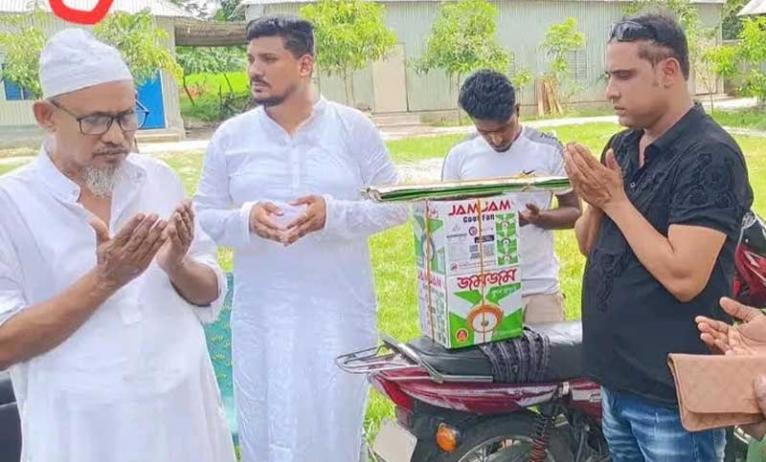 সন্তানের অসুস্থতায় বুক ভেঙে আইসিইউতে বাবা, আলফাডাঙ্গায় কাঁদছে মানবতার পরিবার