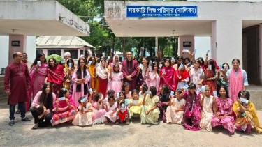 সরকারি অনাথ শিশু পরিবারের সাথে ফরিদপুর জেলা প্রশাসনের ঈদ উদযাপন