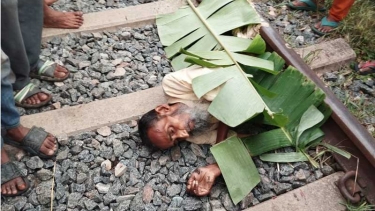 নগরকান্দায় ট্রেনে কাটা পড়ে অজ্ঞাত ব্যক্তির মৃত্যু, পরিচয় শনাক্তের চেষ্টা পুলিশের