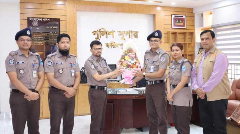ফরিদপুরে নগরকান্দা সার্কেলের নতুন এএসপি হিসেবে যোগদান
